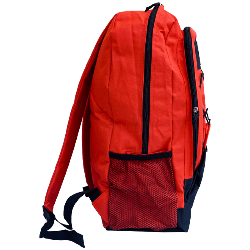 Rucsac scolar unisex orange cu siret si 2 compartimente